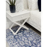Home &amp; Lifestyle Blue Megan Machine Washable Rug