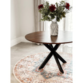 Home &amp; Lifestyle Arabella Mango Wood Dining Table