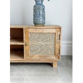 Home &amp; Lifestyle Briar 2 Door Mango Wood TV Unit