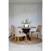 Home &amp; Lifestyle Orchid Spiral Round Jute Rug