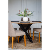 Home &amp; Lifestyle Orchid Spiral Round Jute Rug