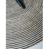 Home &amp; Lifestyle Orchid Spiral Round Jute Rug