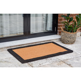 Home &amp; Lifestyle Black Border Coir Doormat