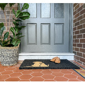 Home &amp; Lifestyle Black Buddies Coir Doormat