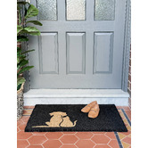 Home &amp; Lifestyle Black Buddies Coir Doormat