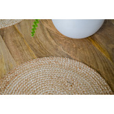 Home &amp; Lifestyle Willow Round Jute Placemats