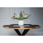 Home &amp; Lifestyle Deryn Hand Made Jute Round Placemats