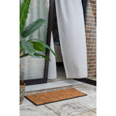Home &amp; Lifestyle Natural Parquet Tiles Coir &amp; Rubber Doormat
