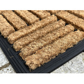Home &amp; Lifestyle Natural Parquet Tiles Coir &amp; Rubber Doormat