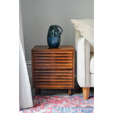 Home &amp; Lifestyle Xerxes Mango Wood Bedside Table