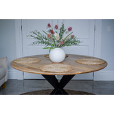 Home &amp; Lifestyle Arabella Mango Wood Dining Table