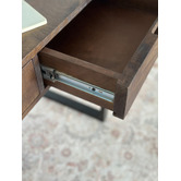 Home &amp; Lifestyle Kerry 3 Drawer Mango Wood Desk