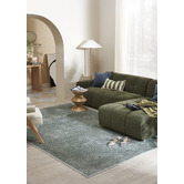 Home &amp; Lifestyle Green Amihan Power-Loomed Machine Washable Rug