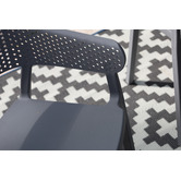 Home &amp; Lifestyle Grey &amp; White Aztec-Style Outdoor Rug