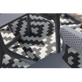 Home &amp; Lifestyle Grey &amp; White Aztec-Style Outdoor Rug