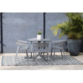 Home &amp; Lifestyle Grey &amp; White Aztec-Style Outdoor Rug