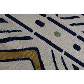 Home &amp; Lifestyle White Mendoza Geometric Outdoor Rug