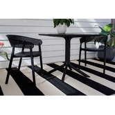 Home &amp; Lifestyle Black Veranda Nyoma Power-Loomed Outdoor Rug