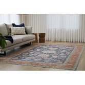 Home &amp; Lifestyle Night Multi-Colour Dalisay Floral Machine Washable Rug