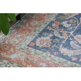 Home &amp; Lifestyle Night Multi-Colour Dalisay Floral Machine Washable Rug