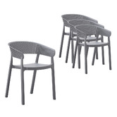Home &amp; Lifestyle Zhanara Outdoor Dining Chairs
