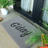 Home &amp; Lifestyle Grey Kamil Coir Doormat