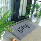 Home &amp; Lifestyle Grey Kamil Coir Doormat