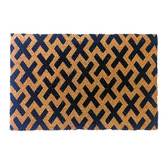 Home &amp; Lifestyle Zainab Cross Coir Doormat