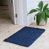 Home &amp; Lifestyle Blue Ayman Jute Doormat