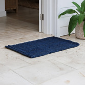 Home &amp; Lifestyle Blue Ayman Jute Doormat