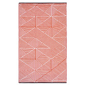Home &amp; Lifestyle Burnt Orange Sabrine Outdoor Rug