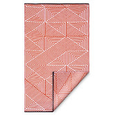 Home &amp; Lifestyle Burnt Orange Sabrine Outdoor Rug