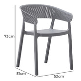 Home &amp; Lifestyle Zhanara Outdoor Dining Chairs