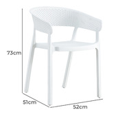 Home &amp; Lifestyle Zhanara Outdoor Dining Chairs