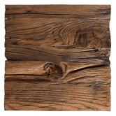 Home &amp; Lifestyle Danver Reclaimed Mango and Acacia Wood Side Table