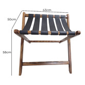 Home &amp; Lifestyle Lewis Acacia Wood Luggage Rack