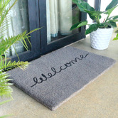 Home &amp; Lifestyle Grey Trueno Coir Doormat