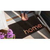 Home &amp; Lifestyle Black Home Coir Doormat