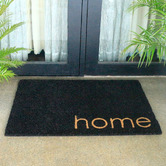 Home &amp; Lifestyle Black Home Coir Doormat