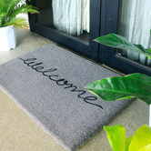 Home &amp; Lifestyle Grey Trueno Coir Doormat