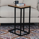 Home &amp; Lifestyle Bhumi Mango Wood Side Table