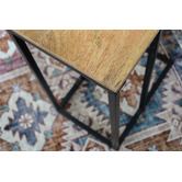 Home &amp; Lifestyle Bhumi Mango Wood Side Table