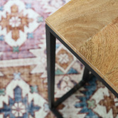 Home &amp; Lifestyle Bhumi Mango Wood Side Table