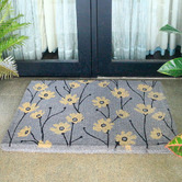 Home &amp; Lifestyle Wild Flowers Tiklet Coir Doormat