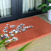 Home &amp; Lifestyle Coral Magnolia Chrono Coir Doormat