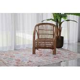 Home &amp; Lifestyle Autumn Multi-Colour Dalisay Floral Machine Washable Rug