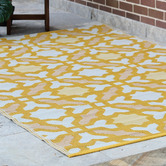 Home &amp; Lifestyle Yellow Rida Outdoor Rug
