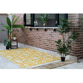Home &amp; Lifestyle Yellow Rida Outdoor Rug