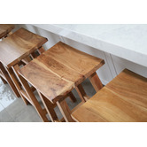 Home &amp; Lifestyle 66cm Madina Acacia Wood Outdoor Bar Stool