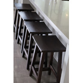 Home &amp; Lifestyle 66cm Madina Acacia Wood Outdoor Bar Stool